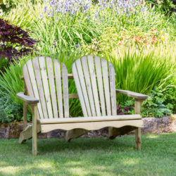 Zest4Leisure Lily Relax 2-Seater Wooden Bench